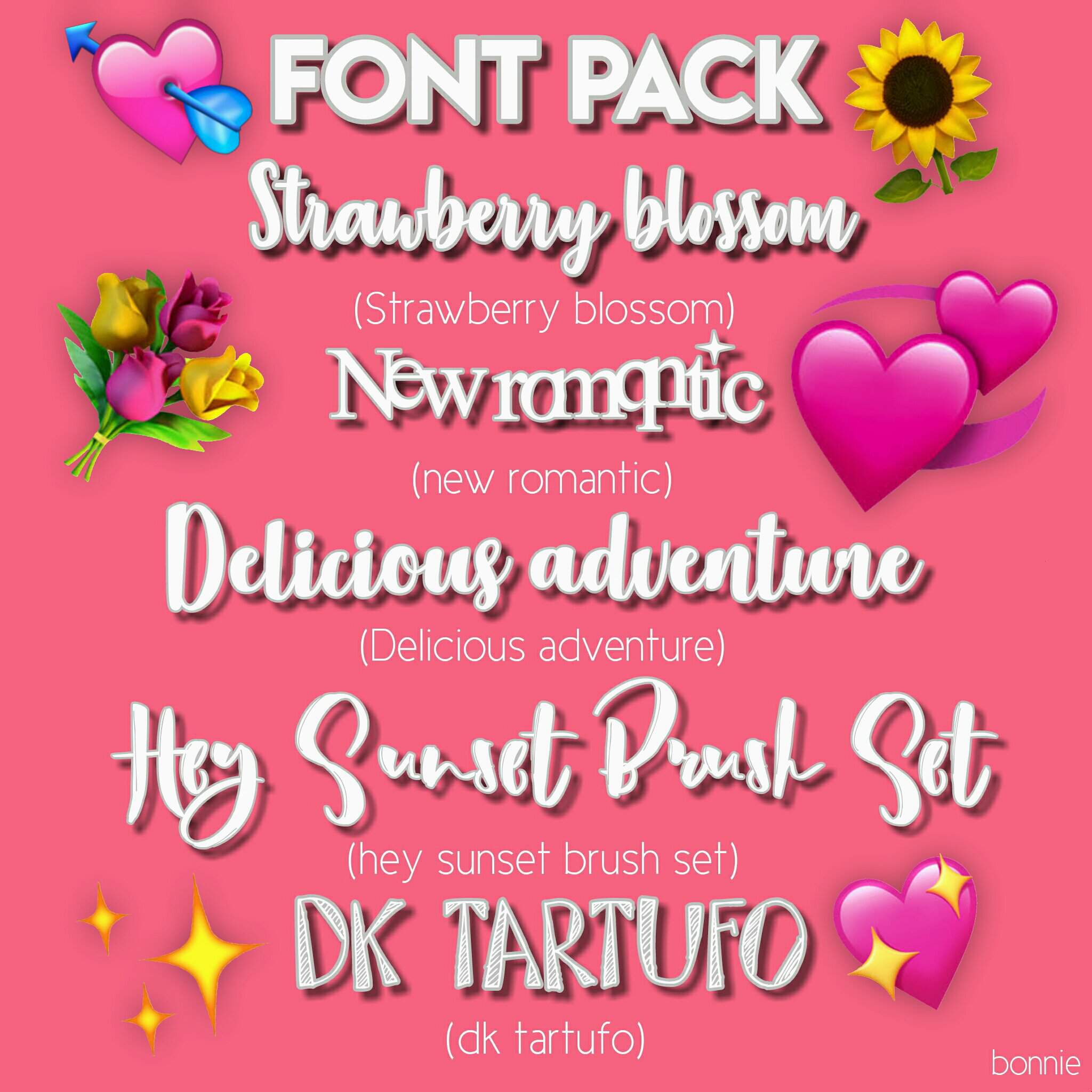 Font Pack #1 | Aesthetic Universe Amino