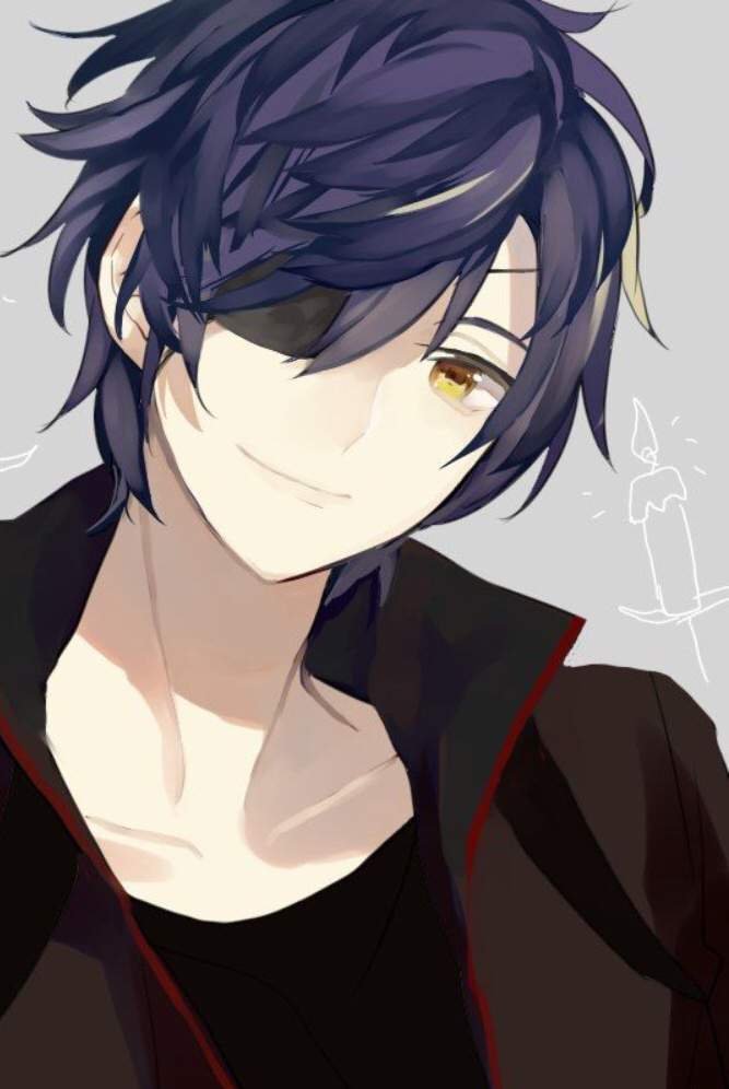 Anime boy with black hair
