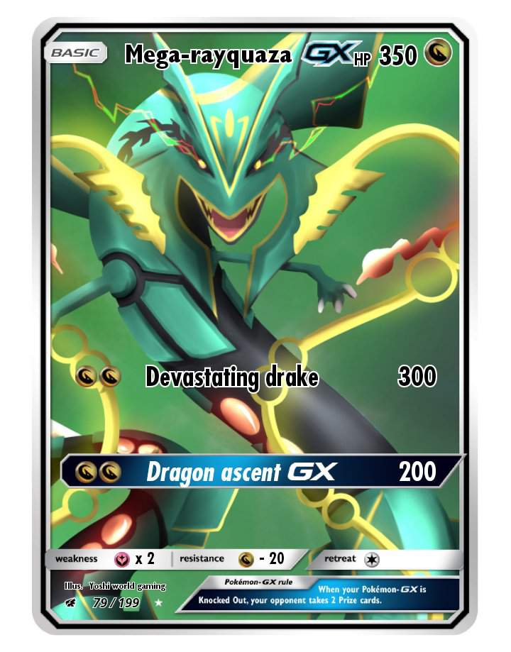 Mega EX GX BreakMint CardM Rayquaza Holo Pokemon TCG Assorted Lot