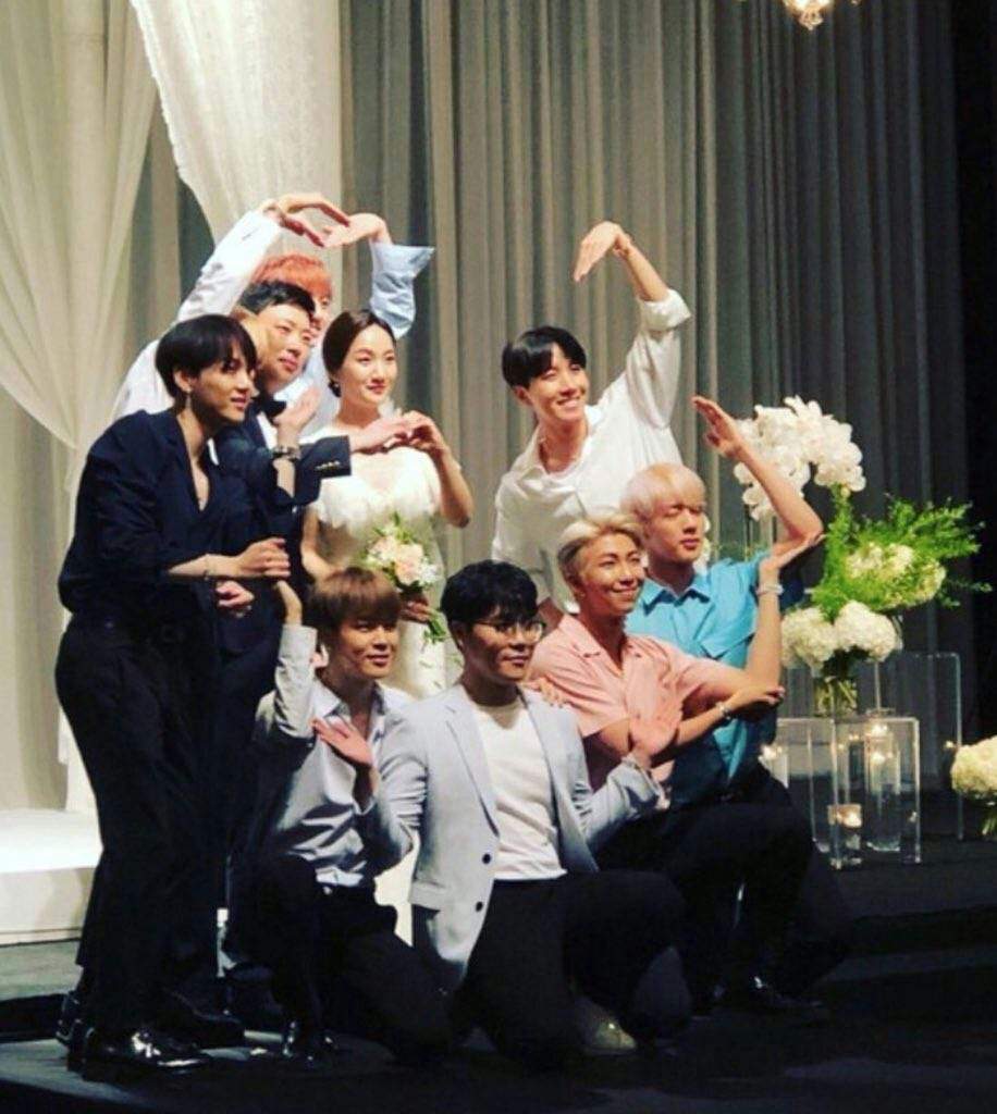 Bts Attended Their Managers Wedding Genius Yoongi Amino 1663