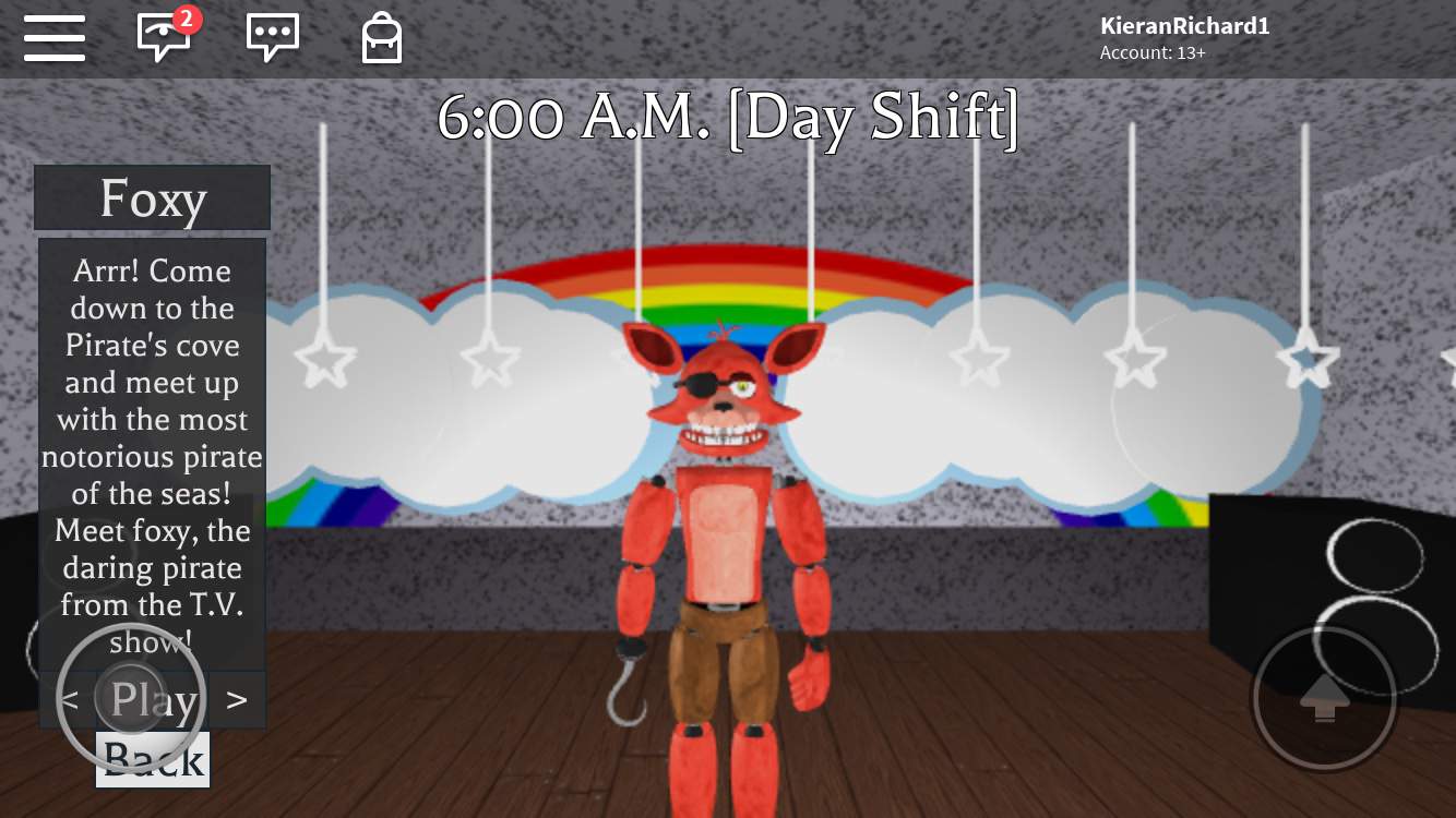 New Roblox Game About Fnaf Heres Two Characters Five Nights At