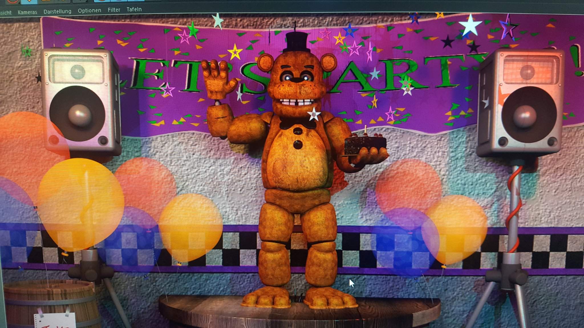 Cakebears/First Freddy's Stage Animation Five Nights At Freddy's ...