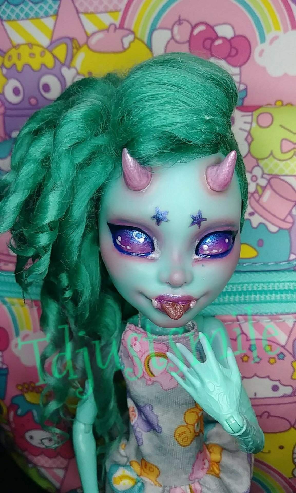 monster high green hair