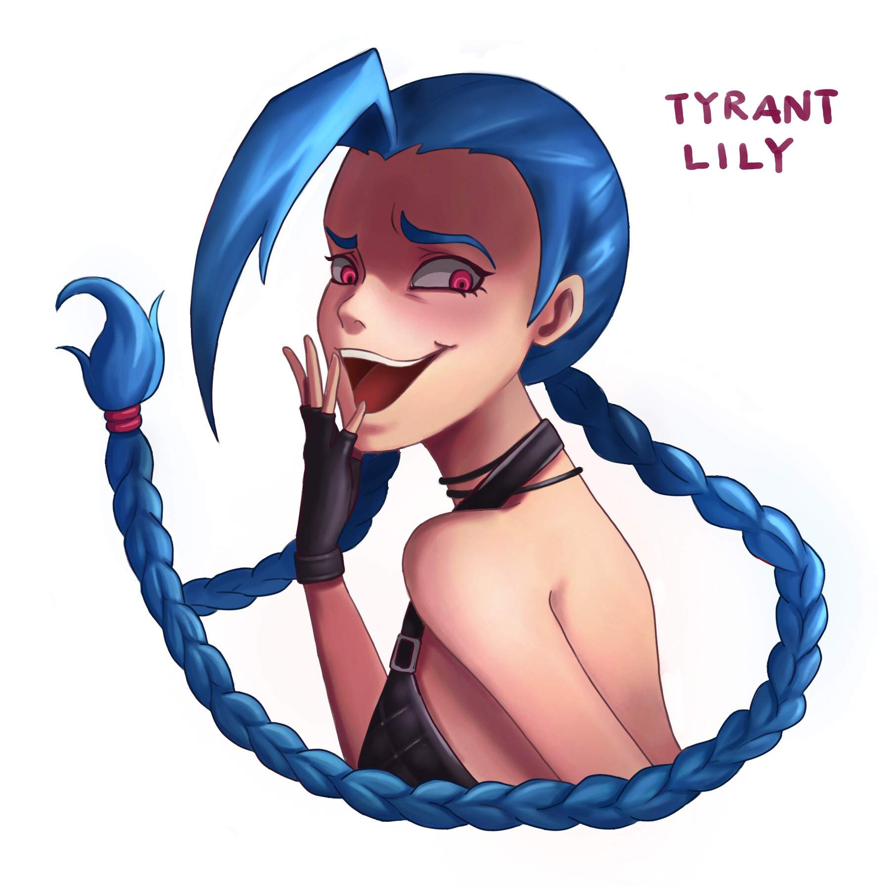 Jinx emote for the contest League Of Legends Official Amino.