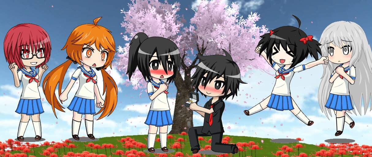 La confesión de taro en gacha studio Yandere Simulator Amino Amino