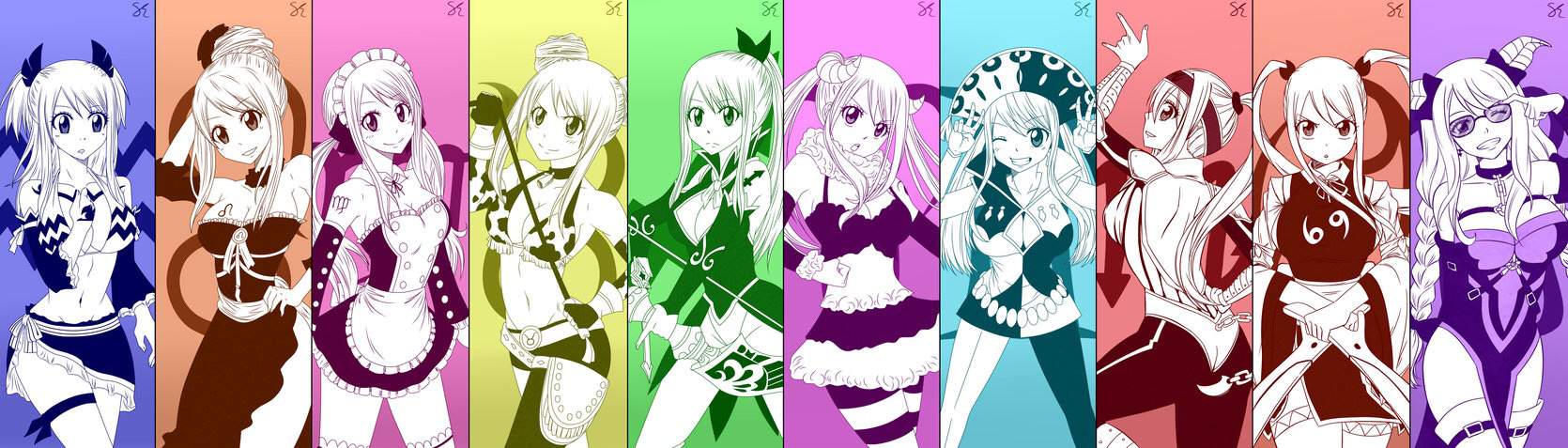 Lucy’s Star Dresses !💃 🏼 Fairy Tail Amino.
