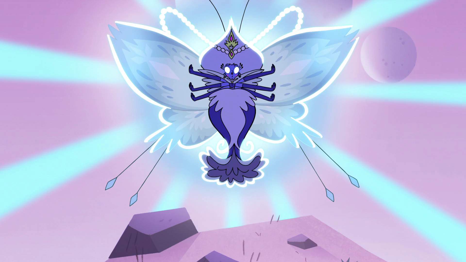 Queen Moon Butterfly) Правительница королевства Мьюни, наряду со св.
