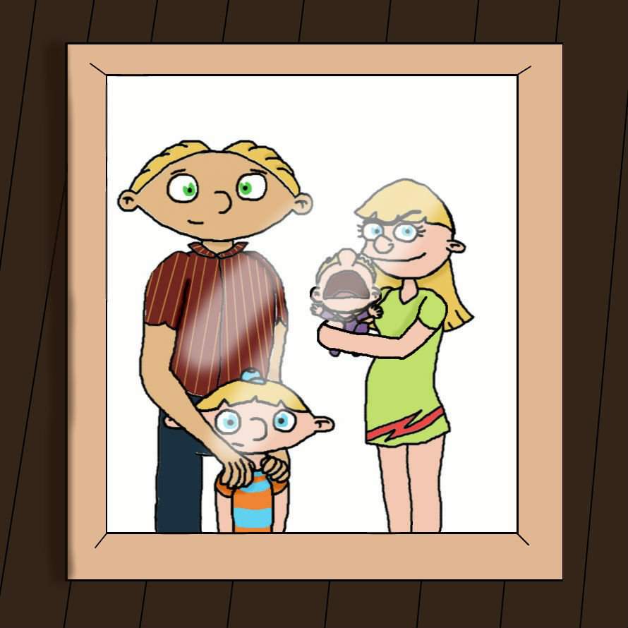 Arnold & Helga's family portrait Hey Arnold! 