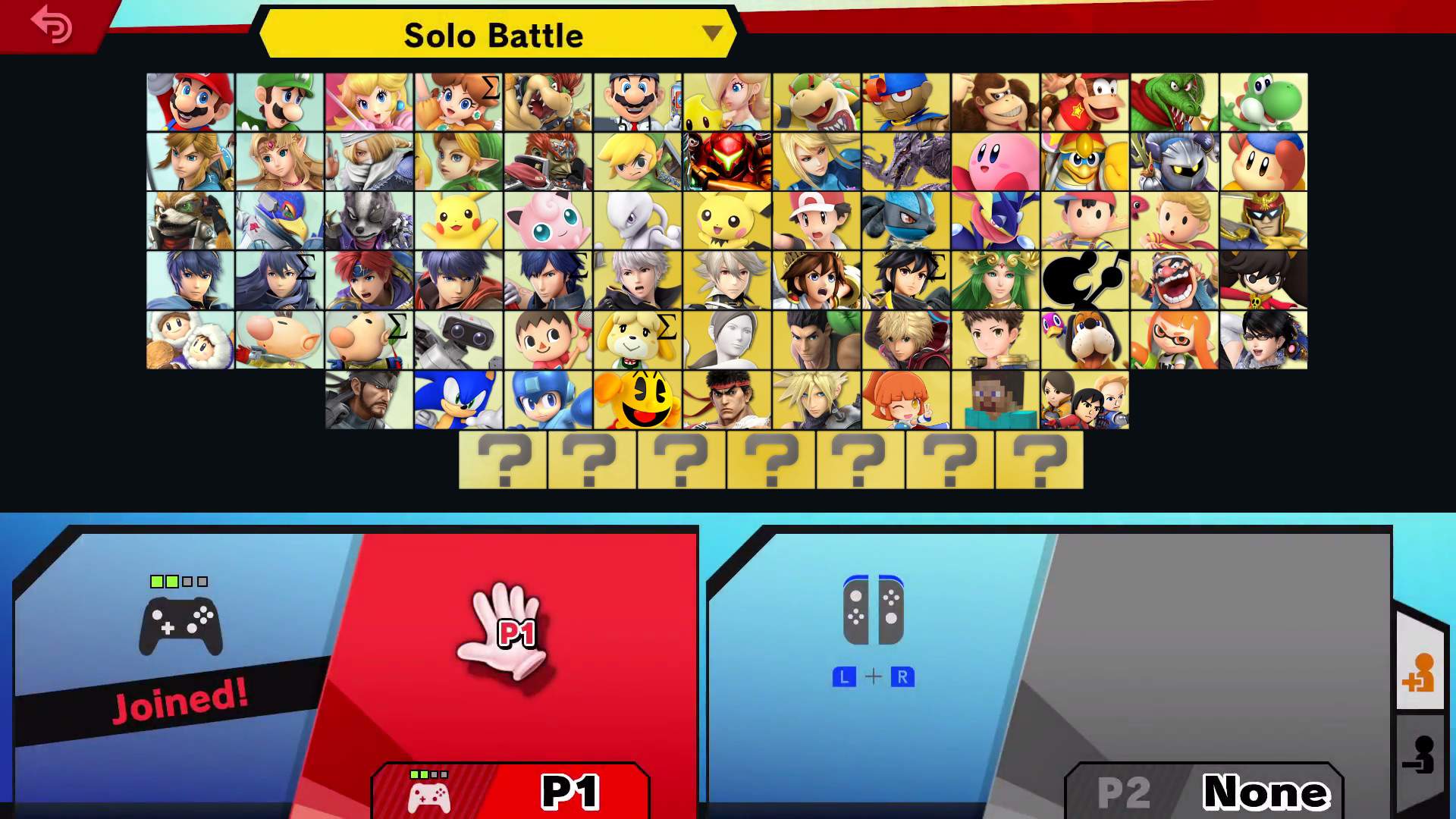 smash ultimate roster by franchise