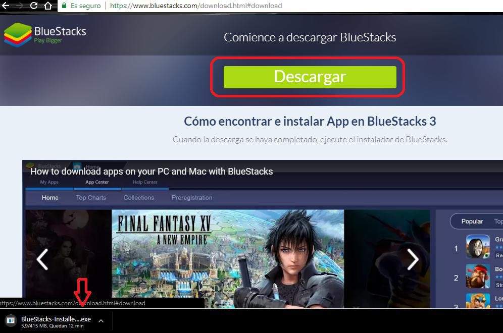 descargar bluestacks 3