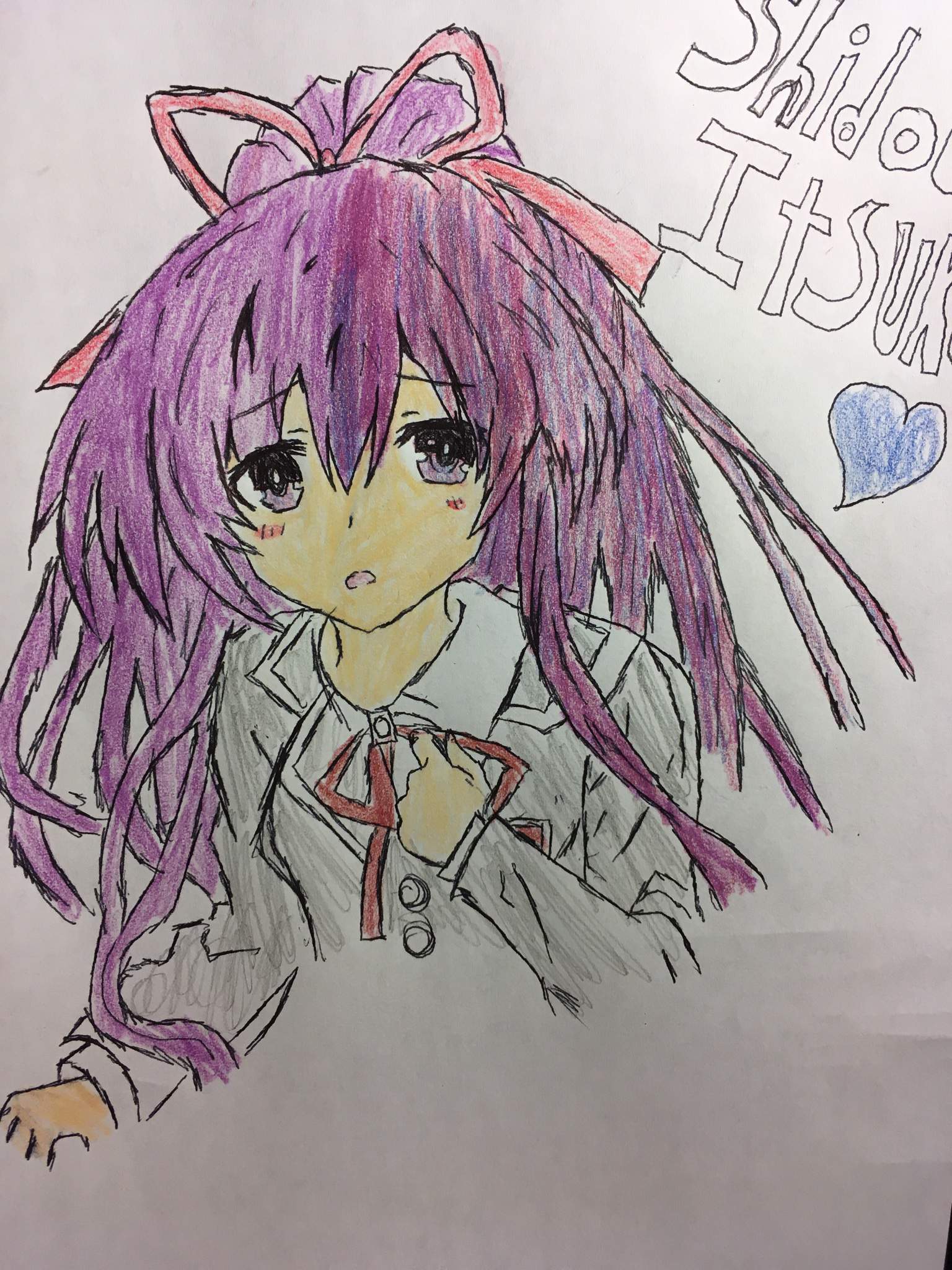 yatogami tohka drawing