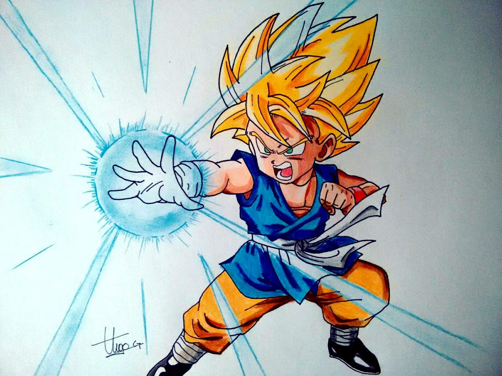 Dibujo Goku SSJ (GT) | DRAGON BALL ESPAÑOL Amino