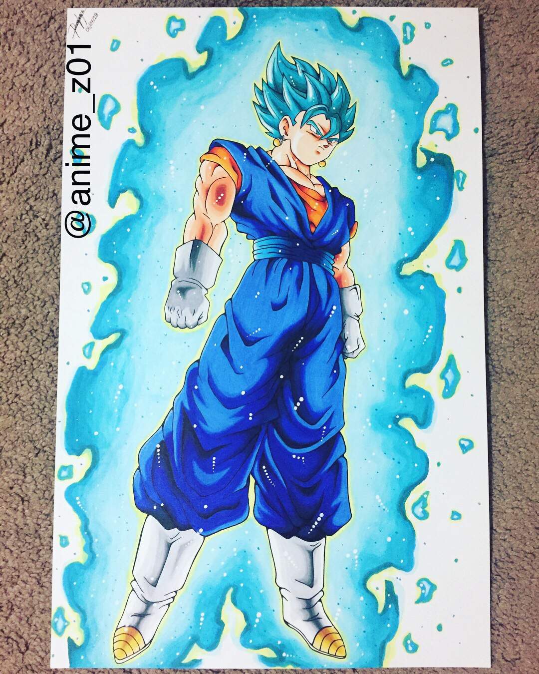 Vegetto Mi Ultimo Post Anime Z Art Dice Adios Dibujos De Dragon