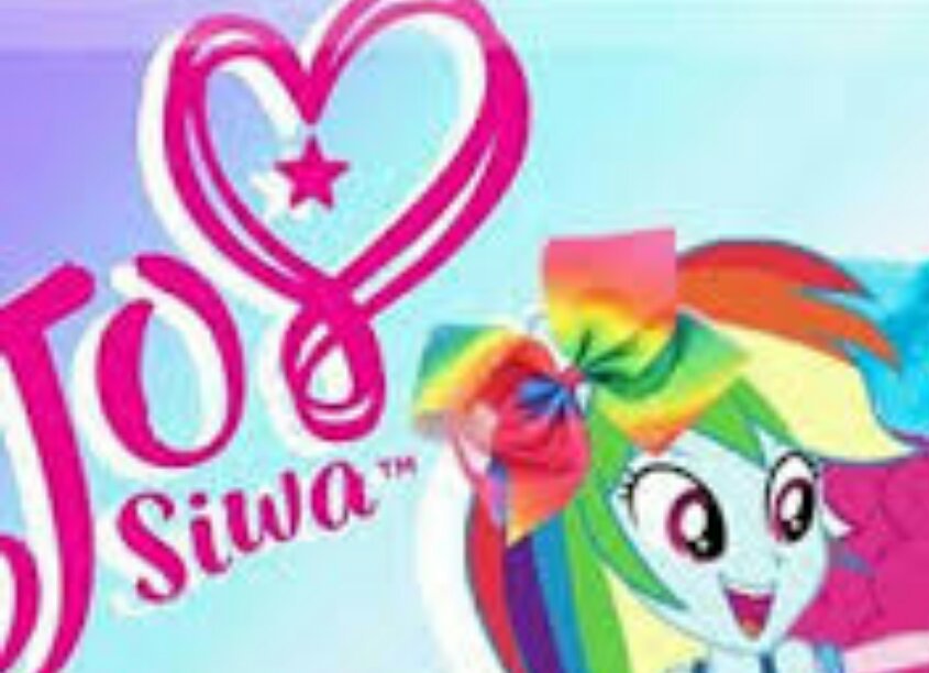Rainbow Dash As Jojo Siwa Equestria Unofficial Fan Club Amino