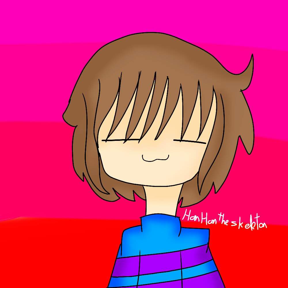 Frisk In My Different Art Style 