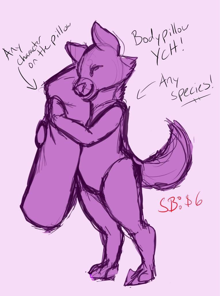 Body Pillow Ych Auction Closed Furry Amino