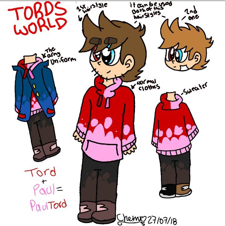 PaulTord TordPaul Paul Tord Fusion Eddsworld Amino