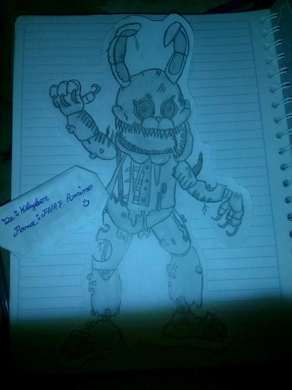 Dibujo De Twisted Bonnie Fnaf Amino Español Amino 2273