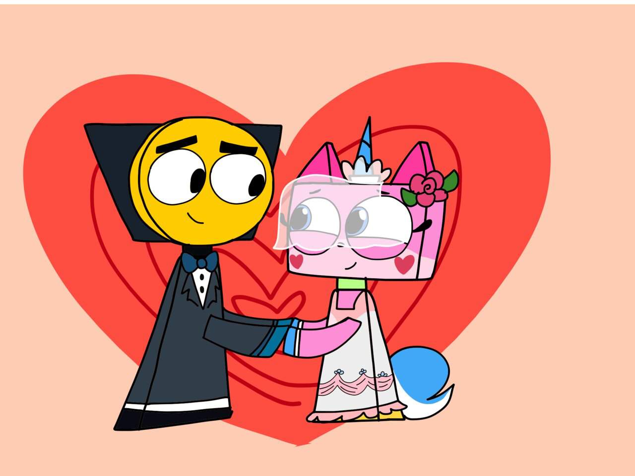This is Master Frown Oppa and Unikitty Eonnie Getting Married! 