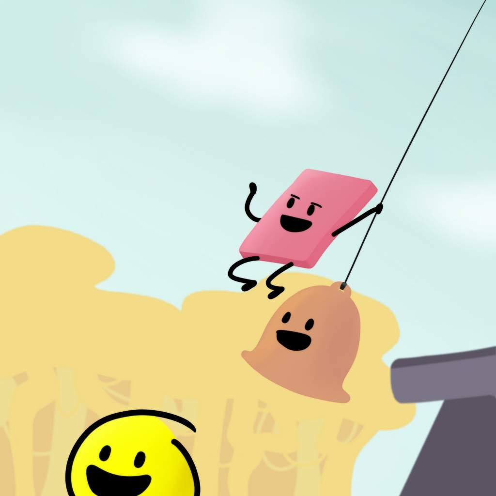 Bell, Eraser, & Yellow Face! BFDI💖 Amino