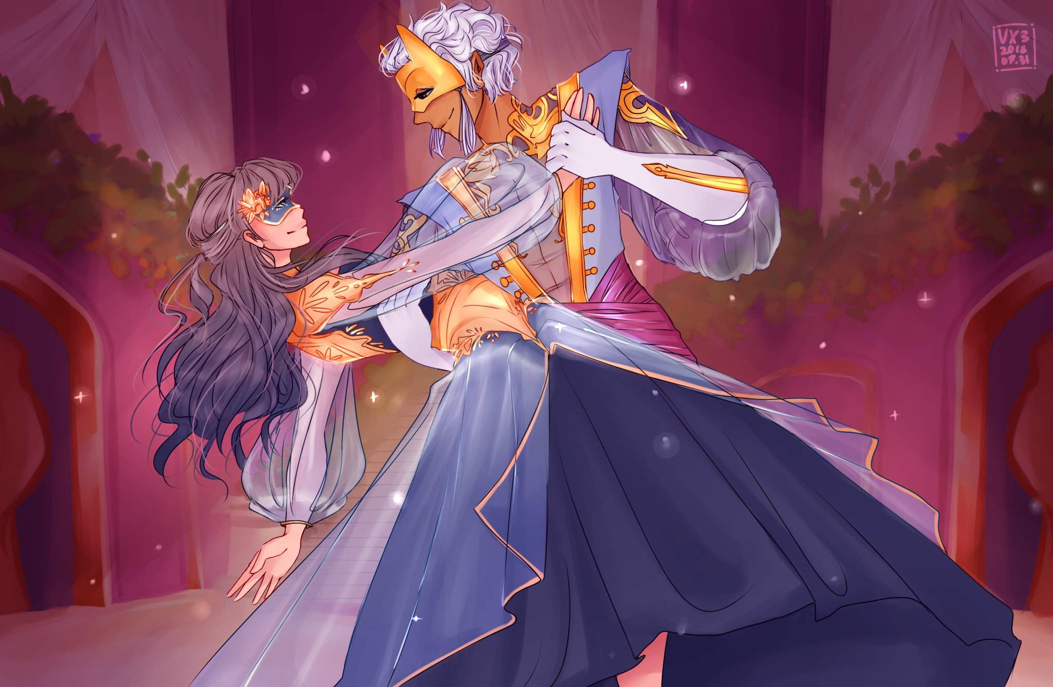 masquerade dance 🎶 The Arcana: Visual Novel Amino.