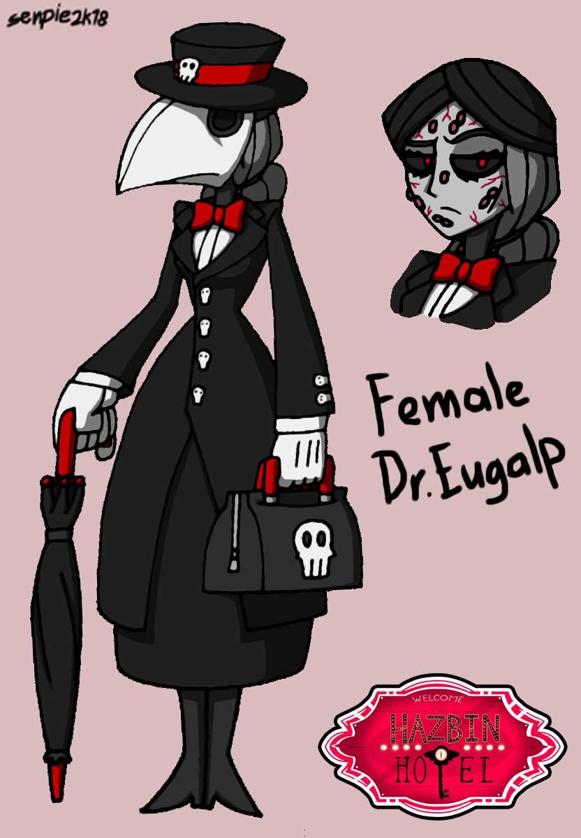 Hazbin Hotel Oc: Genderbend Version Of Dr.eugalp 