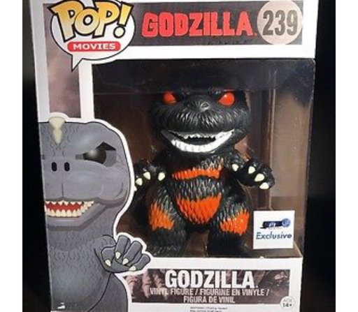 burning godzilla funko pop