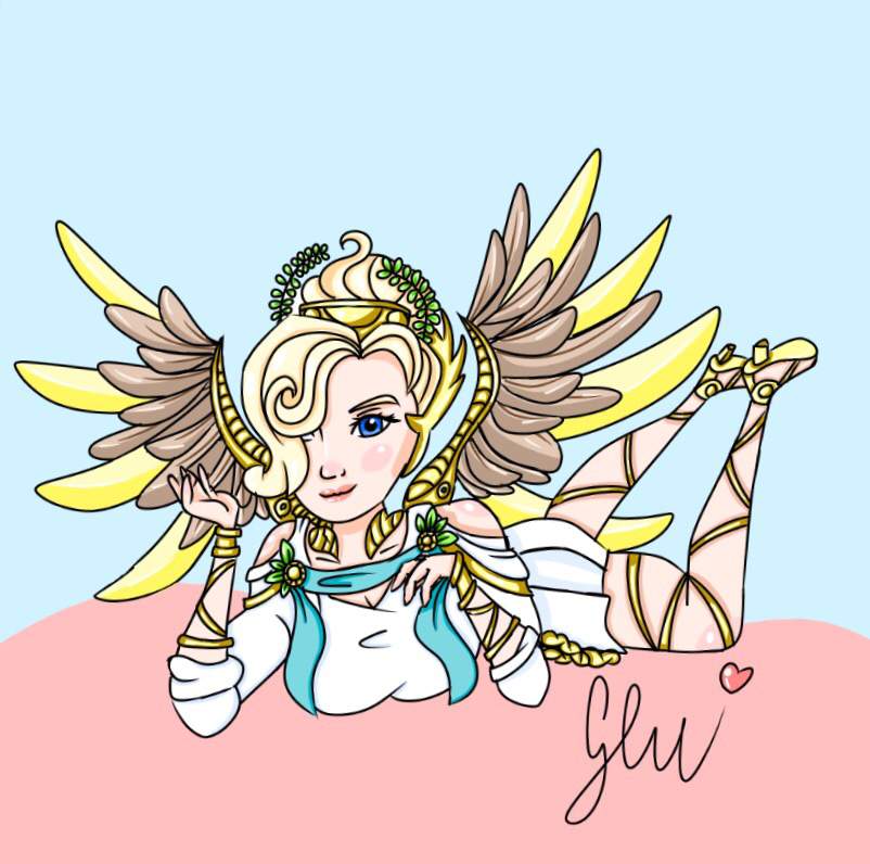 Mercy Winged Victory Skin Overwatch Amino 0301