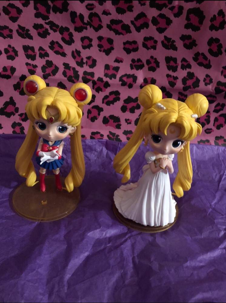 Sailor Moon Qposket Sailor Moon And Princess Serenity Figurines Toys