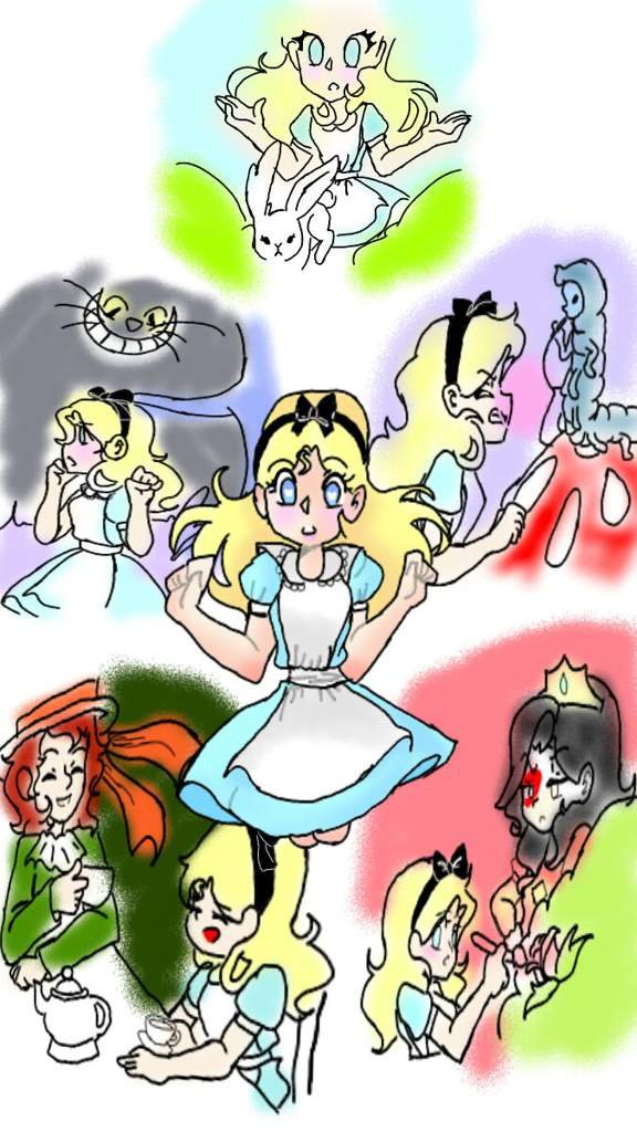 Fanart Alicia en el país de las maravillas | Cartoon Amino Español Amino