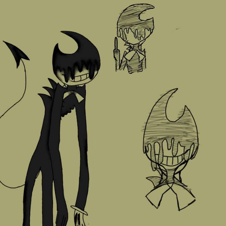 Inky Bendy In My Version | Bendy and the Ink Machine Amino