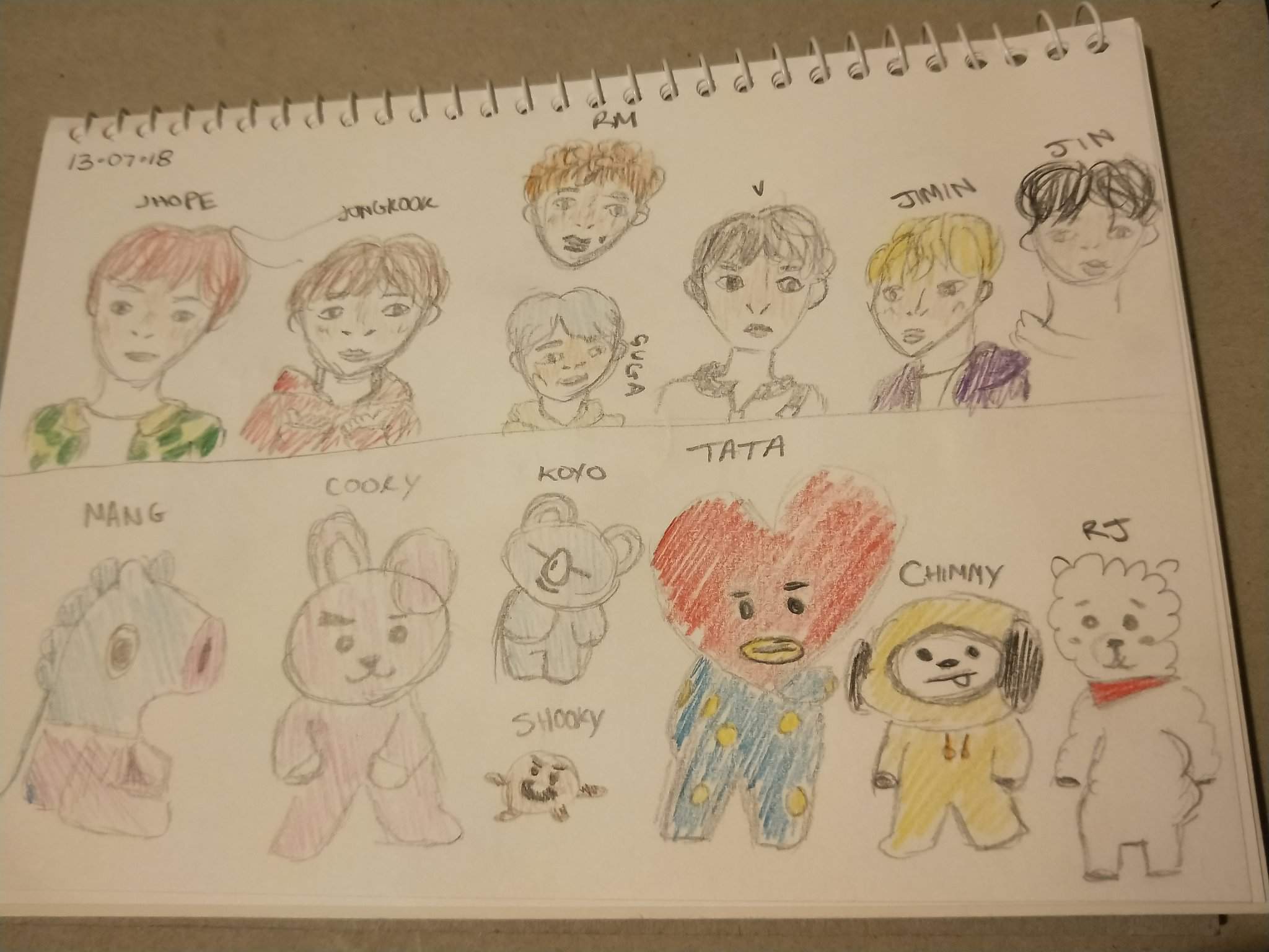 Bt And Bts Sketch Army S Amino