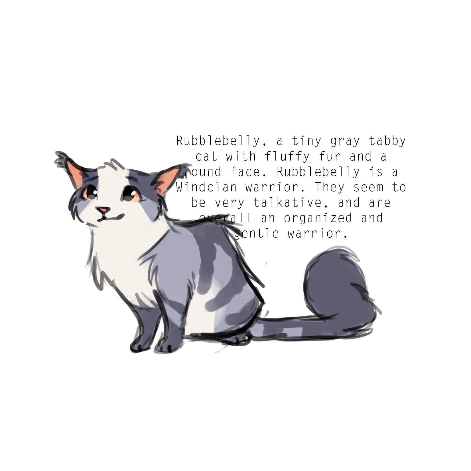 Made some warriors ocs using descriptions from a warrior cats generator her...