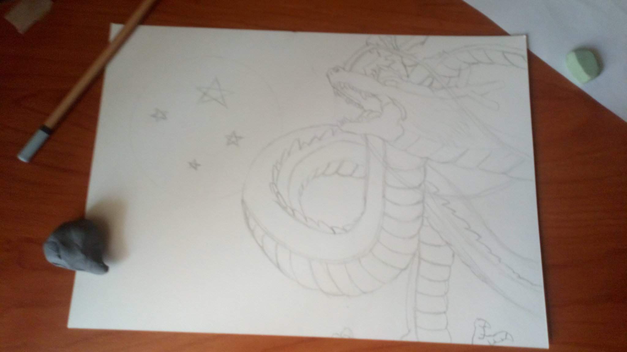 Shenlong Boceto | •Arte Amino• Amino