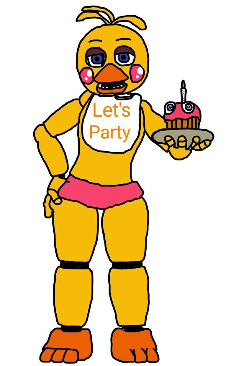Toy Chica Drawing. 