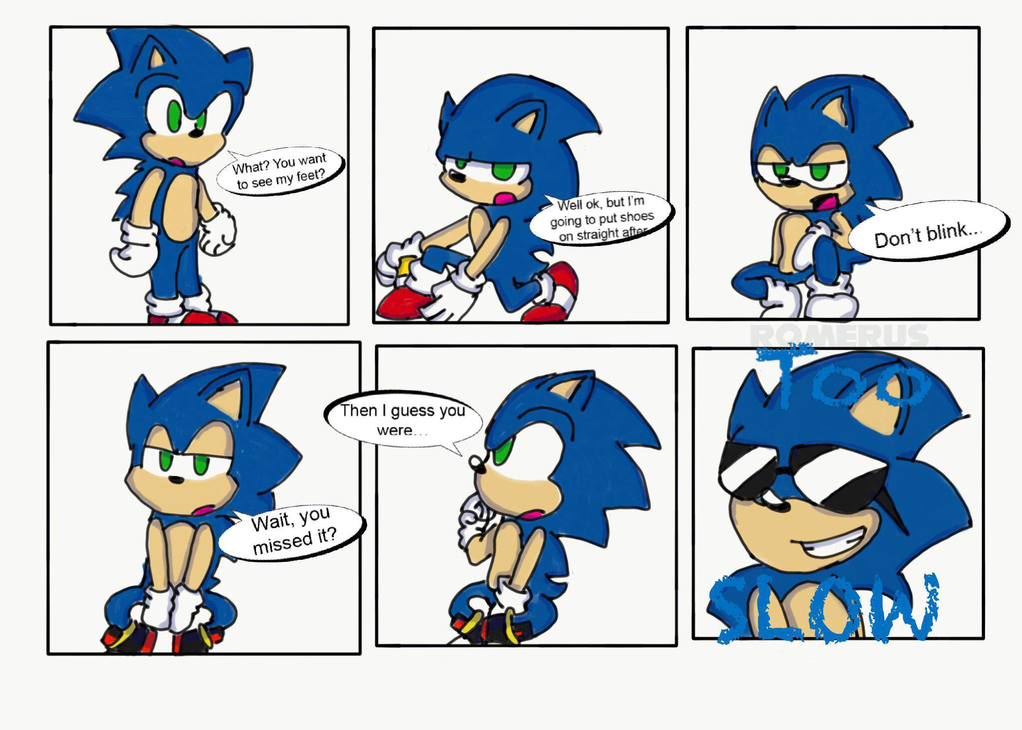 Shoes Sonic the Hedgehog! 