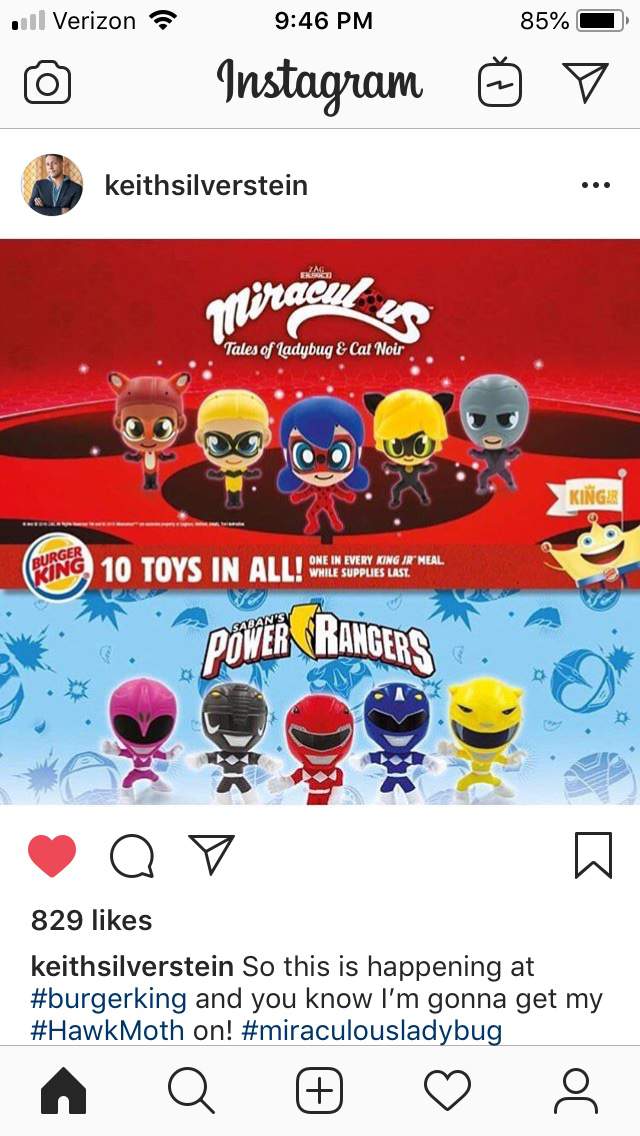 miraculous toys burger king