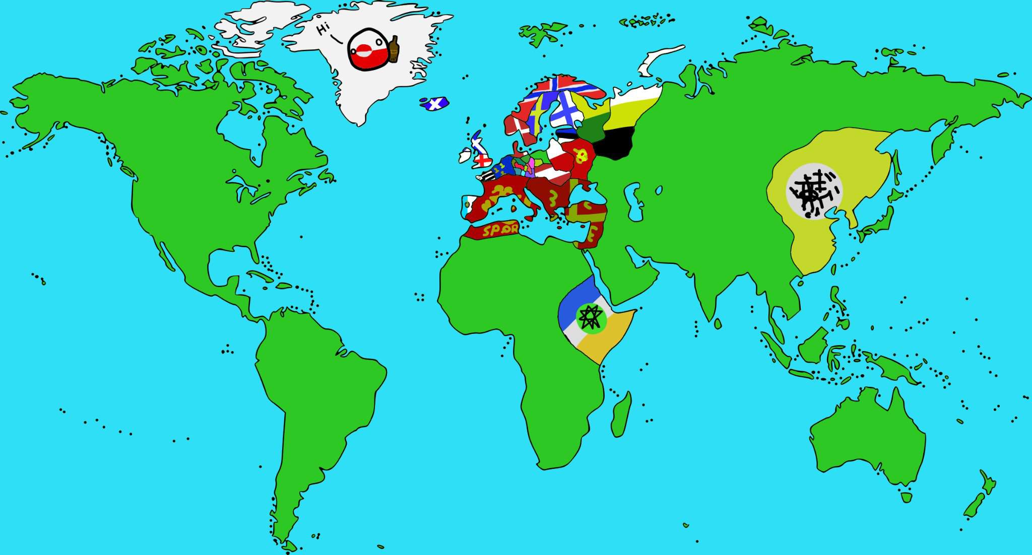 Alternative Europe | Mapping - Polandball Amino Amino