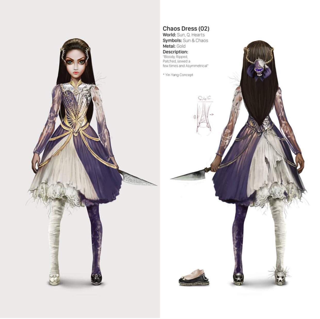 Alice: Asylum Dress Concepts American McGee's Alice Amino.