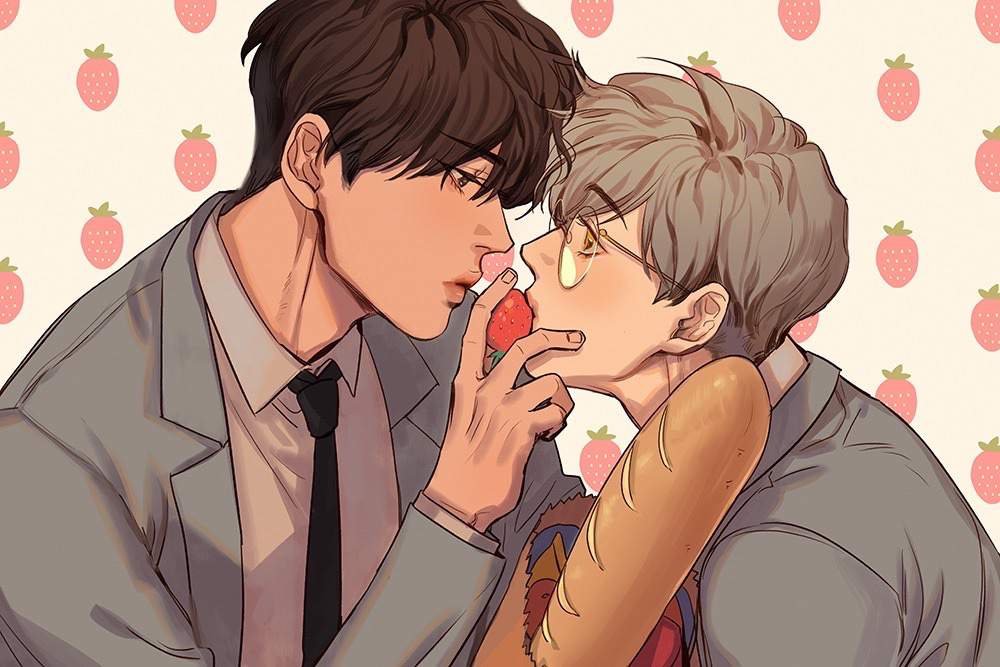 Boy kiss boy anime