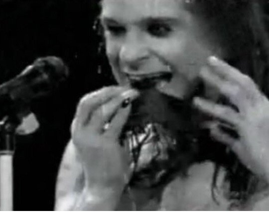 did ozzy osbourne actually bite a bat