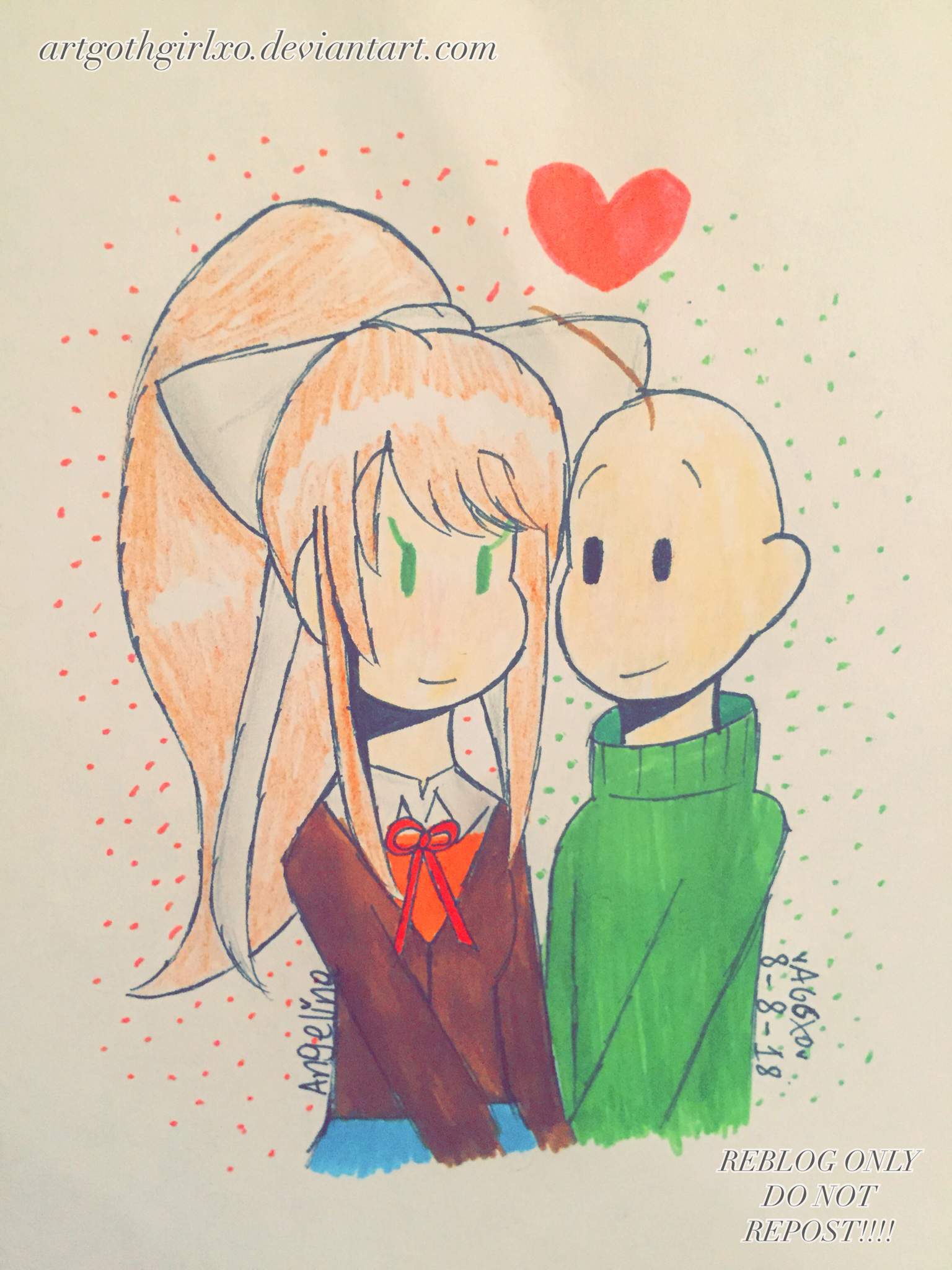 💌monika And Baldi💌ddlc And Baldis Basics💌 Doki Doki Literature Club Amino