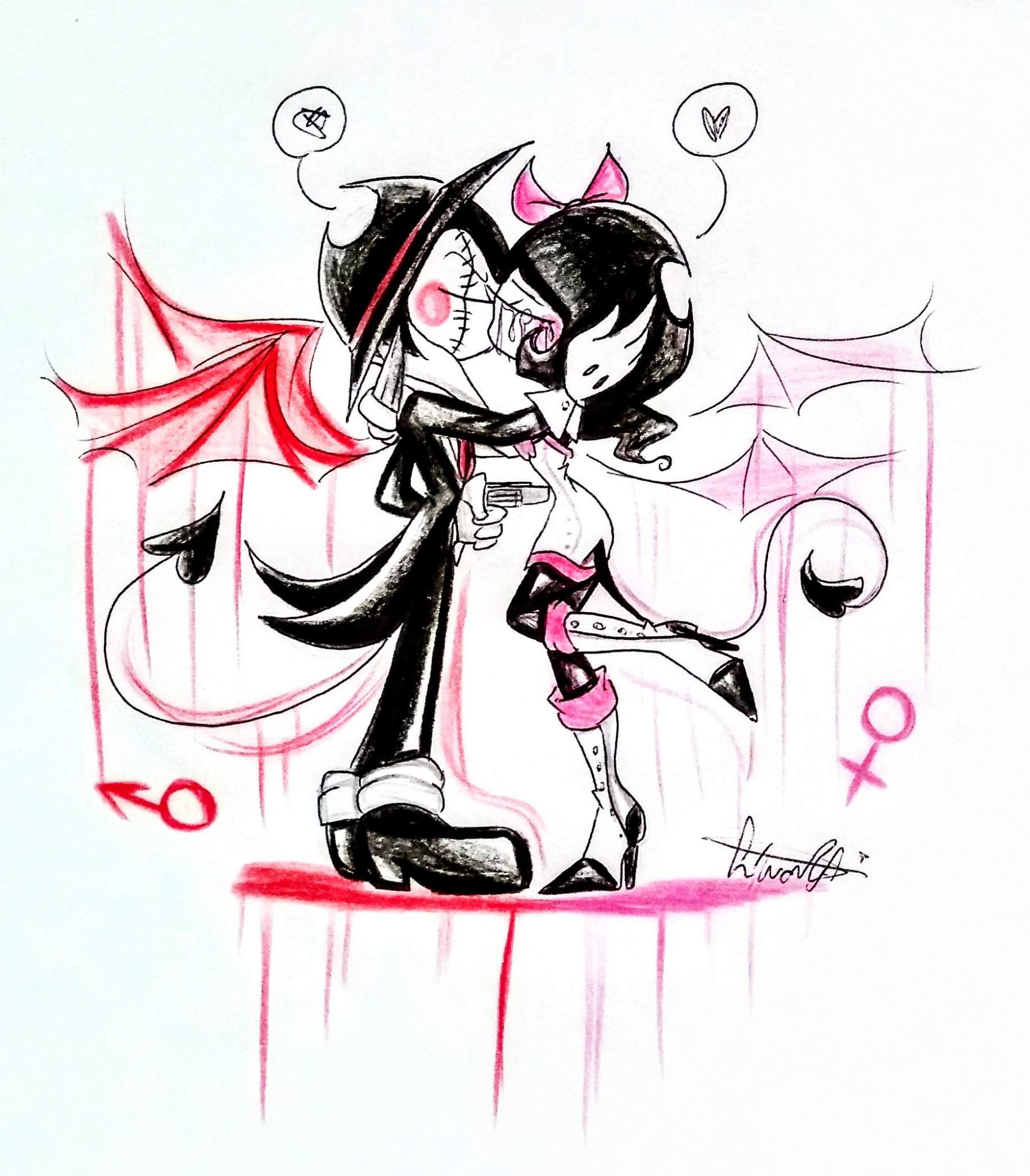 Bendecky Bendy X Becky Bendy And The Ink Machine Amino 