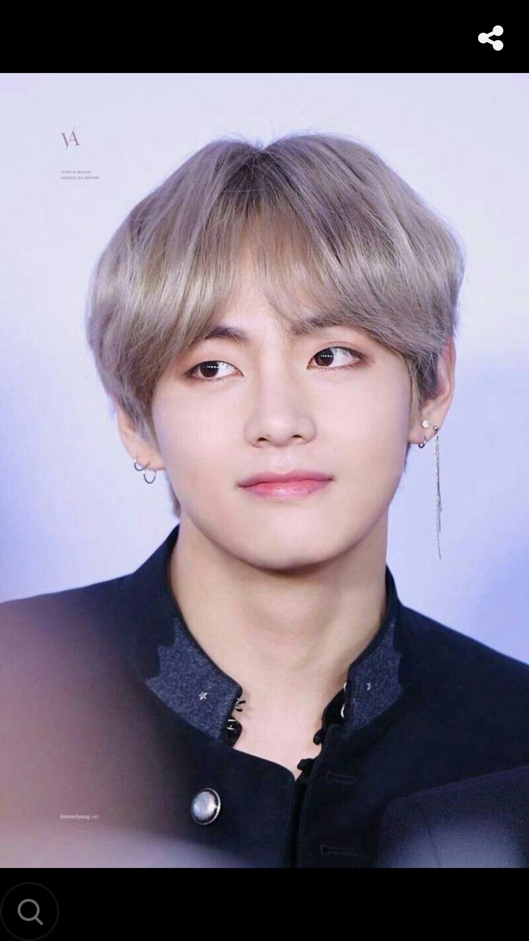 Kim taehyung or v =my bias and the face of the group and vocalist and