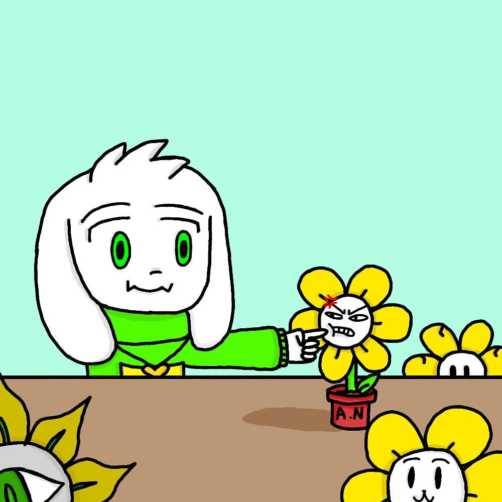 Asriel And The Floweys | Undertale Amino