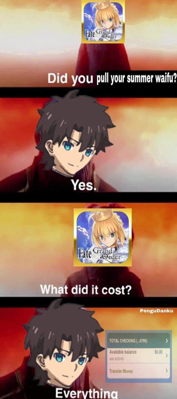 Daily Fgo Memes 12 Fate Grand Order Amino