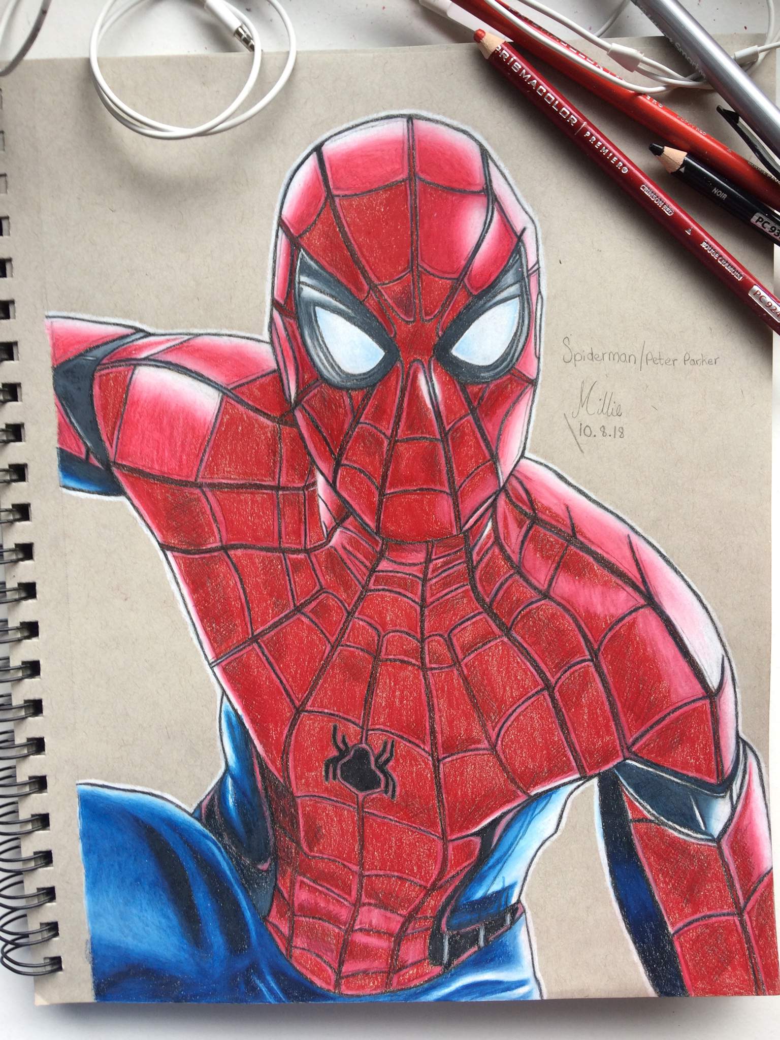 Spiderman Drawing Marvel Amino