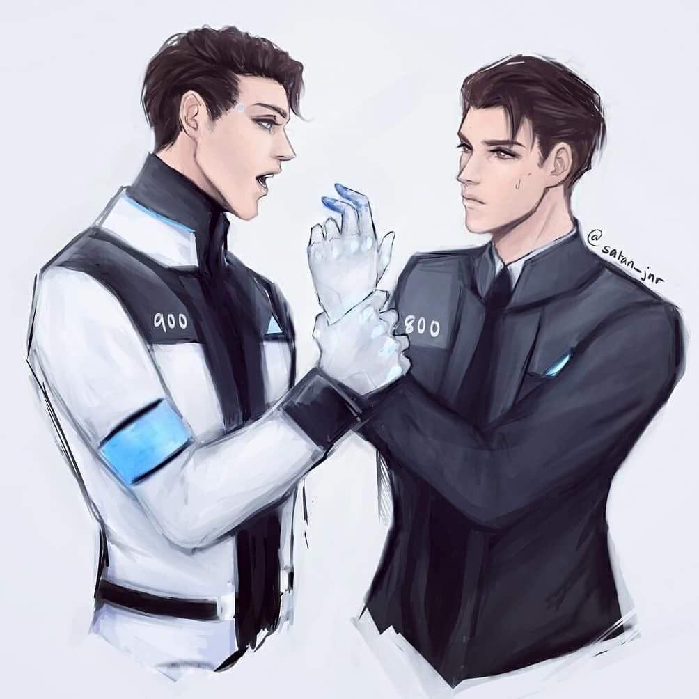 RK800 X RK900 (credit @satan-jnr) | Detroit:Become Human Official Amino