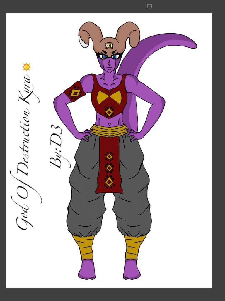 God Of Destruction Kyra Dragonballz Amino