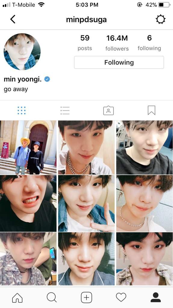 bts on instagram: pt 2. yoongi 🖤 | ARMY's Amino